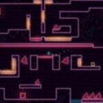 Big Neon Tower Vs Tiny Square