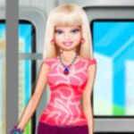Barbie On The Train
