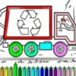 Garbage Trucks Coloring