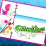 Sea Creatures Coloring Book