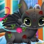 Princess Elsa Dragon Grooming
