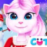 Angela Christmas Dress up Game Angela Christmas Dress up Game
