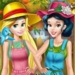 Princess Working In Garden